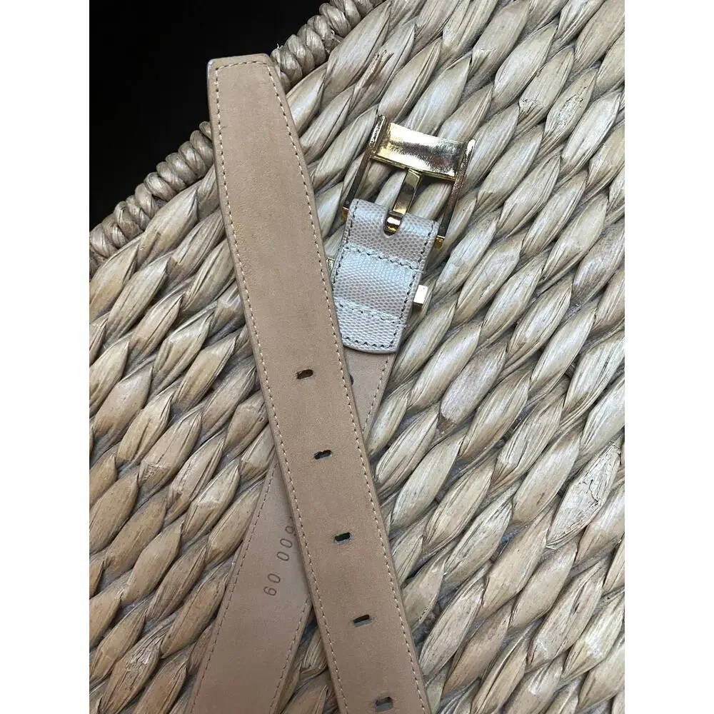 Vintage Belt Italian Calfskin Leather 27” - 30